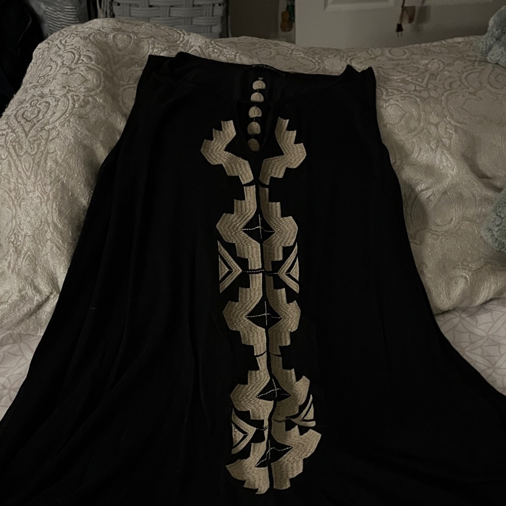 Elegant Black and Gold Women's Shirt